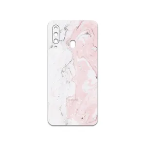 MAHOOT  Blanco-Pink-Marble Cover Sticker for Samsung Galaxy A60