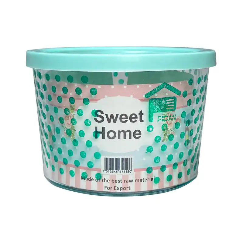 ظرف نگهدارنده مدل sweet home طرح خال خالی