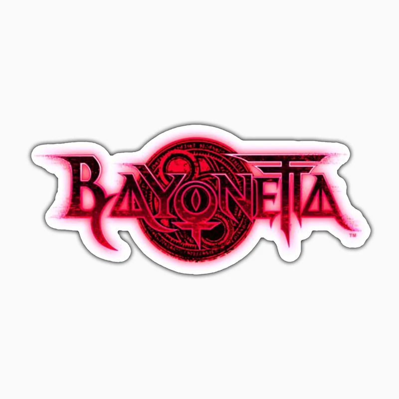 استیکر لپ تاپ و موبایل بووم طرح Bayonetta کد PS154