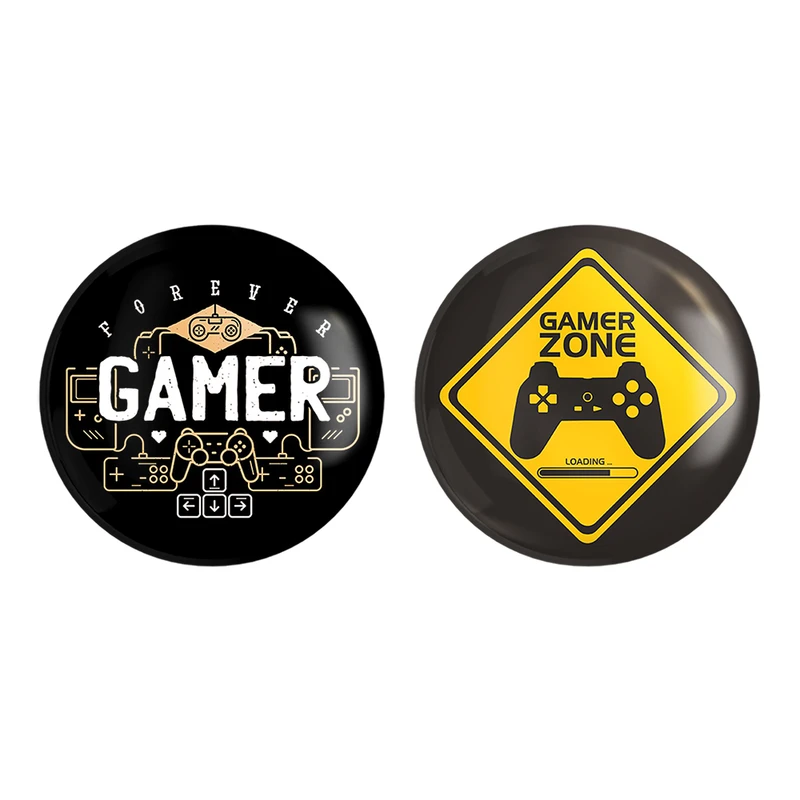مگنت خندالو طرح GAMER کد 39013902 مجموعه 2 عددی