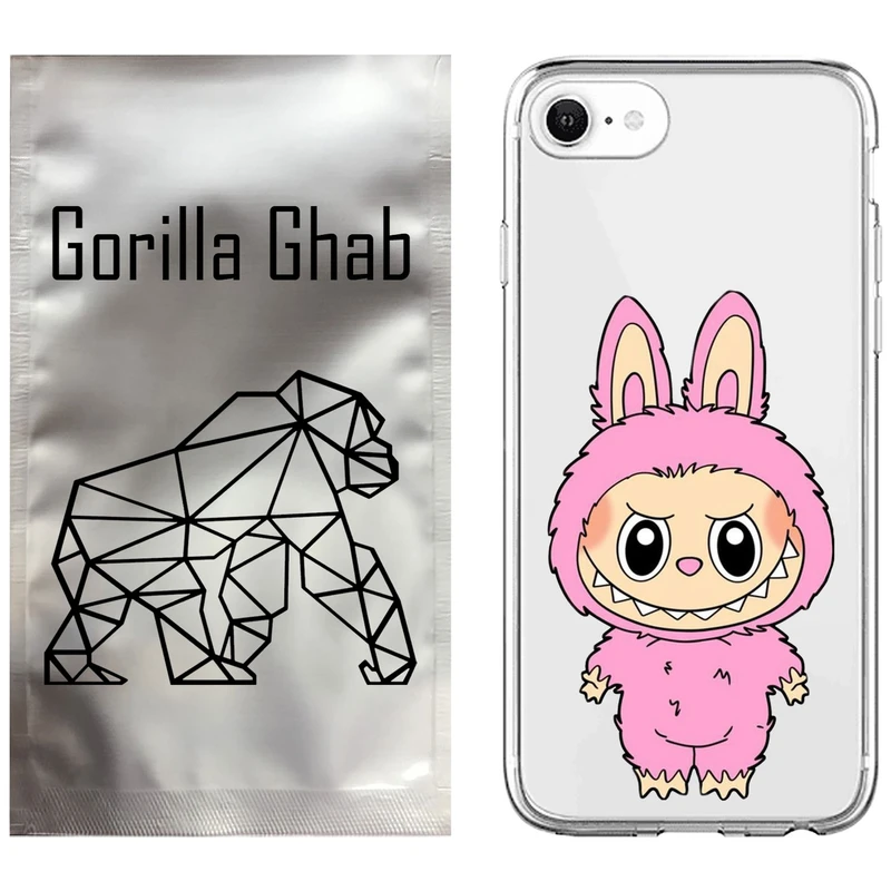 کاور گوریلا قاب مدل CLG کد 129 طرح لبوبو مناسب برای گوشی موبایل اپل iPhone 7 / 8 / SE 2022