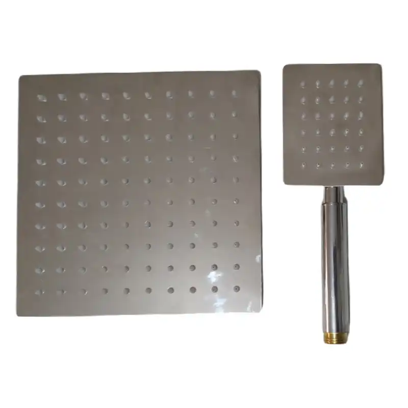 سر دوش حمام مدل مربع استیل بسته دو عددی