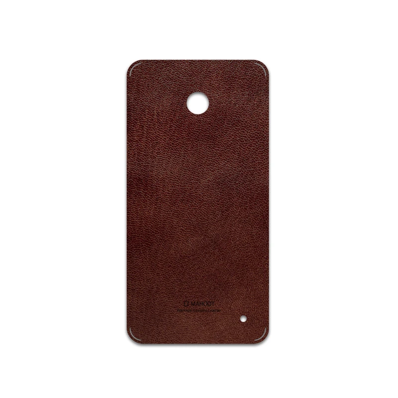 برچسب پوششی ماهوت مدل Natural-Leather مناسب برای گوشی موبایل نوکیا Lumia 630