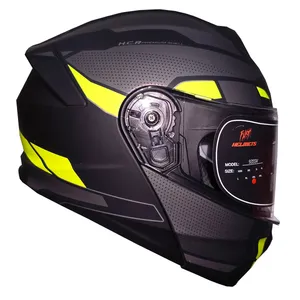کلاه کاسکت فلش مدل فک متحرک عینکدار کد 935SV
