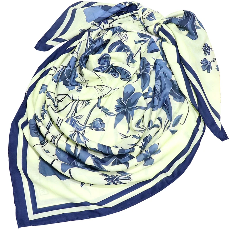 روسری زنانه مدل نخی مزونی بهاره کد 99115