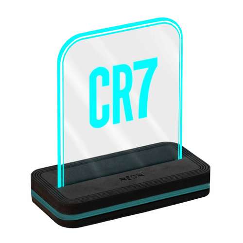 چراغ رومیزی نئون مدل CR7_TURQUOISE