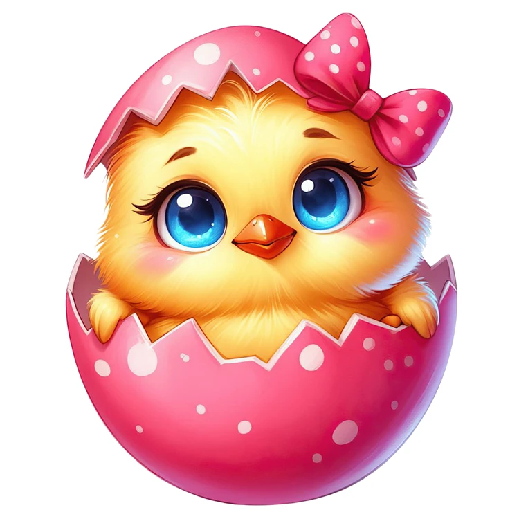 استیکر پارچه و لباس پاد آفرین مدل جوجه کد DKST286