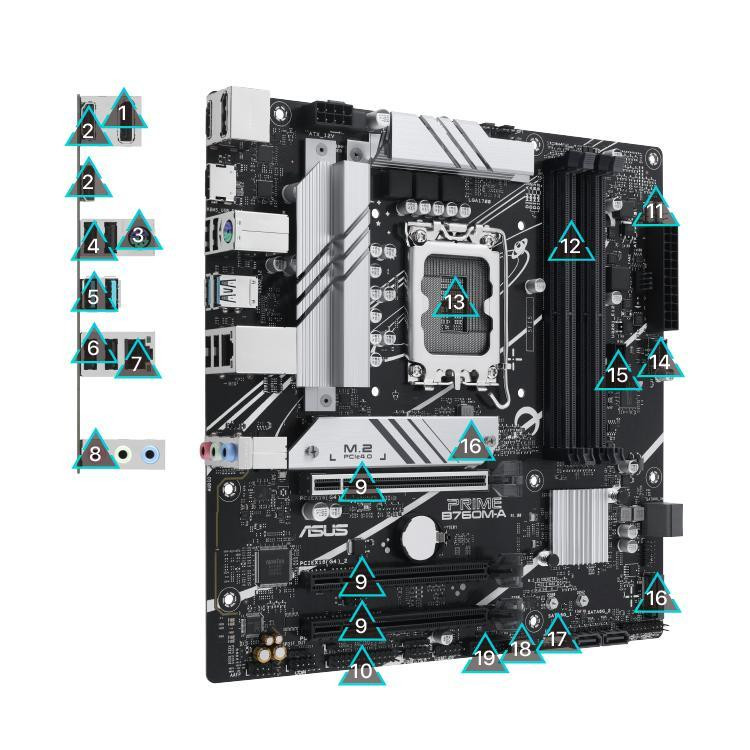 مادربرد ایسوس مدل PRIME B760M-A-CSM