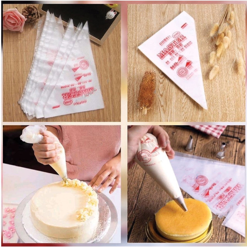 قیف یکبار مصرف مستر مدل بدون دوخت مجموعه 100 عددی