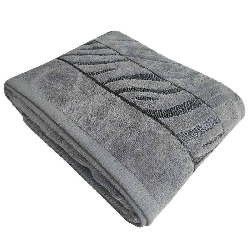 حوله حمام نساجی هنر یزد مدل tiger سایز 150×90 سانتی متر