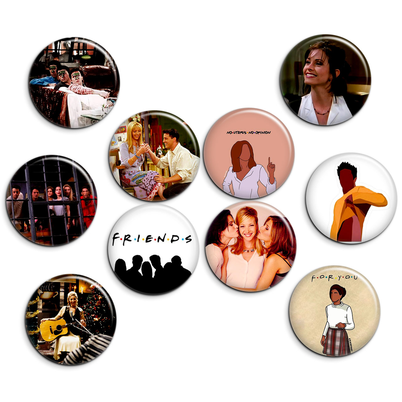 پیکسل پرمانه طرح Friends سریال کد pmg.5424 مجموعه 10 عددی