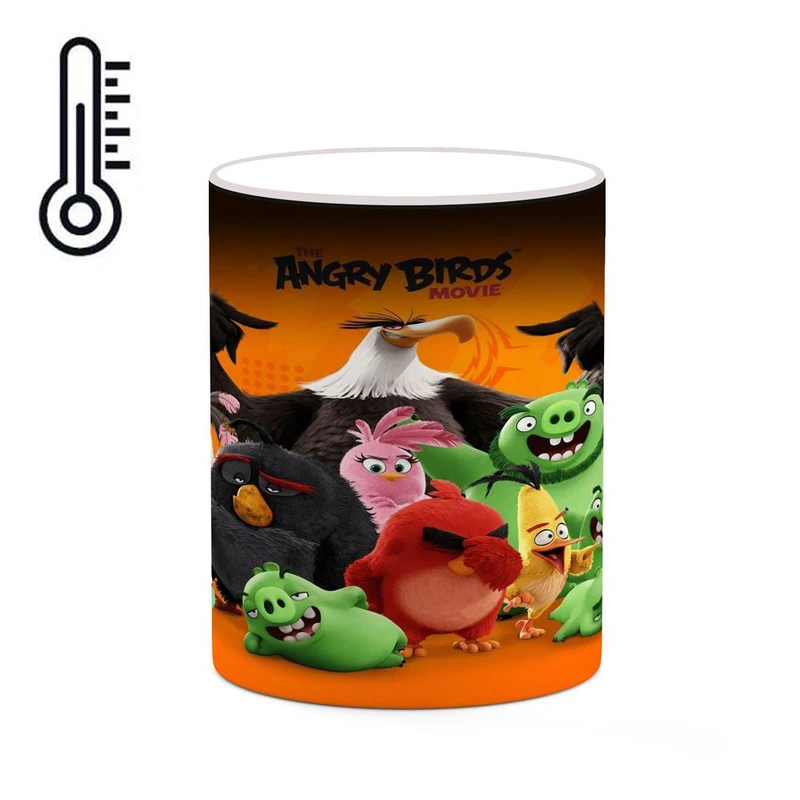 ماگ حرارتی کاکتی مدل بازی پرندگان خشمگین Angry Birds کد mgh27456