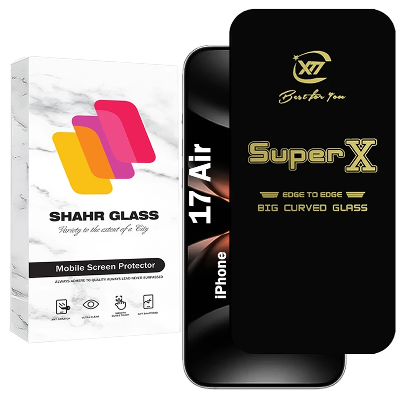 محافظ صفحه نمایش شهر گلس مدل SUPXS20 مناسب برای گوشی موبایل اپل iPhone 17 Air