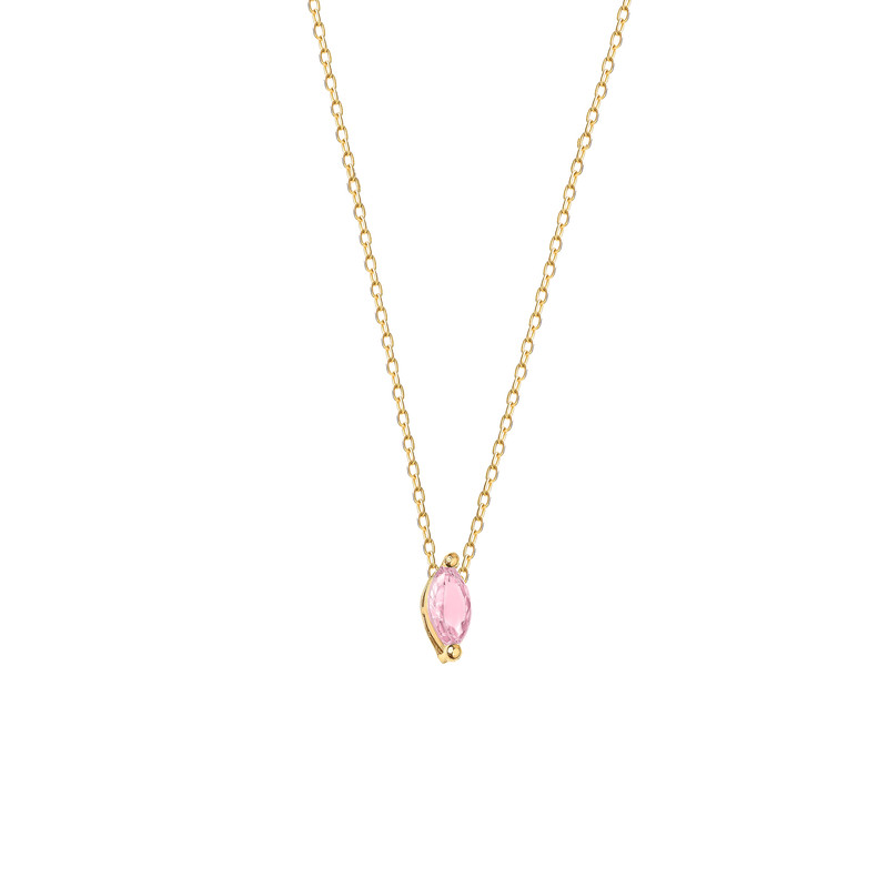 گردنبند طلا 18 عیار زنانه با زنجیر مینیمال ماوی گالری مدل مارکیز