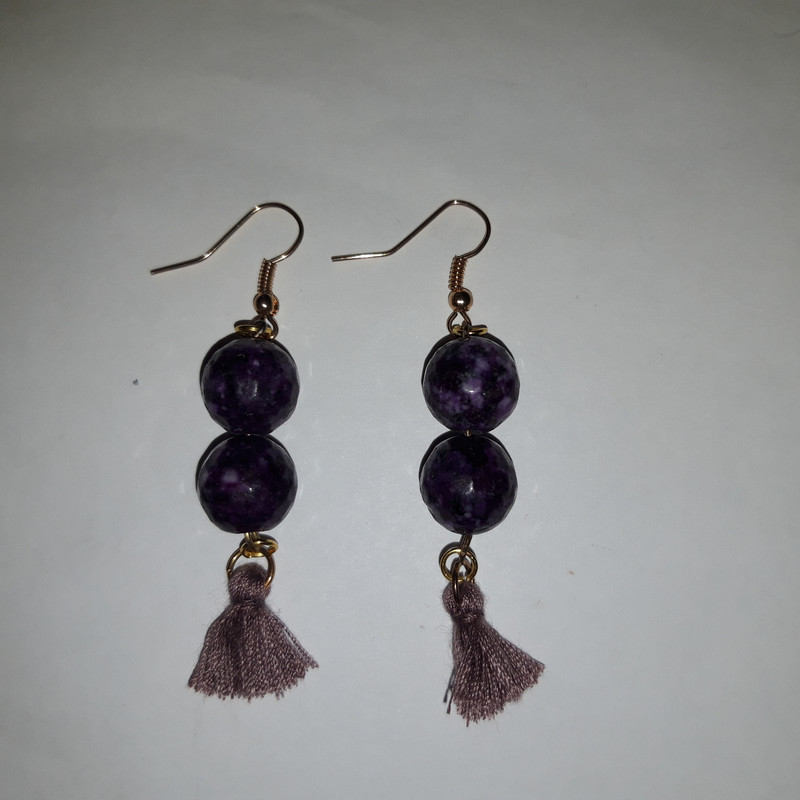 گوشواره دخترانه مدل دو سنگ گوشواره دخترانه مدل دو سنگ