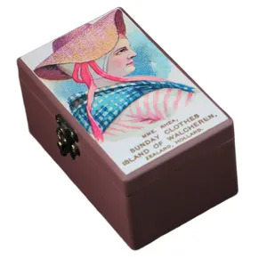 جعبه هدیه چوبی مدل بانو 