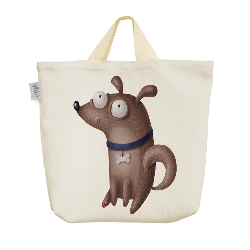 ساک خرید خندالو مدل سگ کد 2478