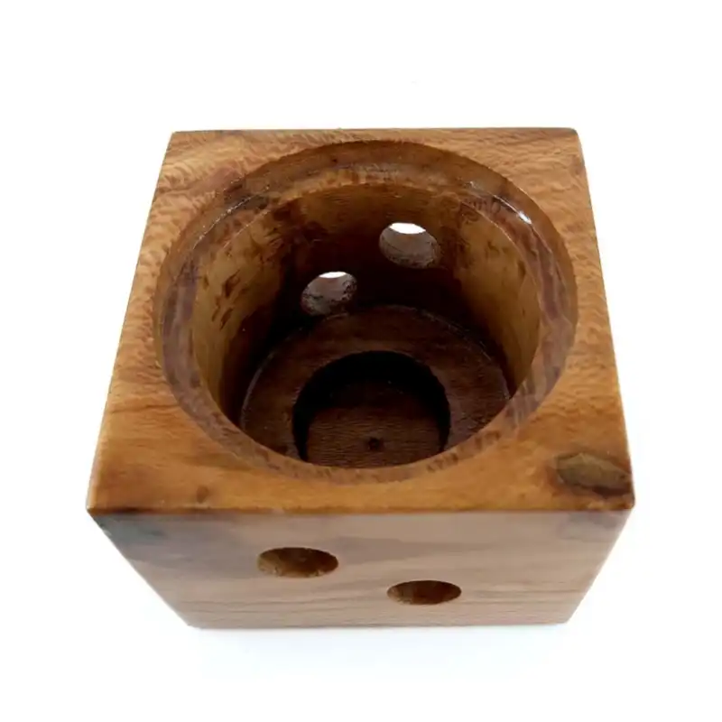 جا شمعی چوبی کد 10