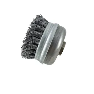 برس کاسه ای طوقدار مدل بافته 75 mm