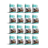 پودر کیک کاکائو جمع - 500 گرم بسته 16 عددی