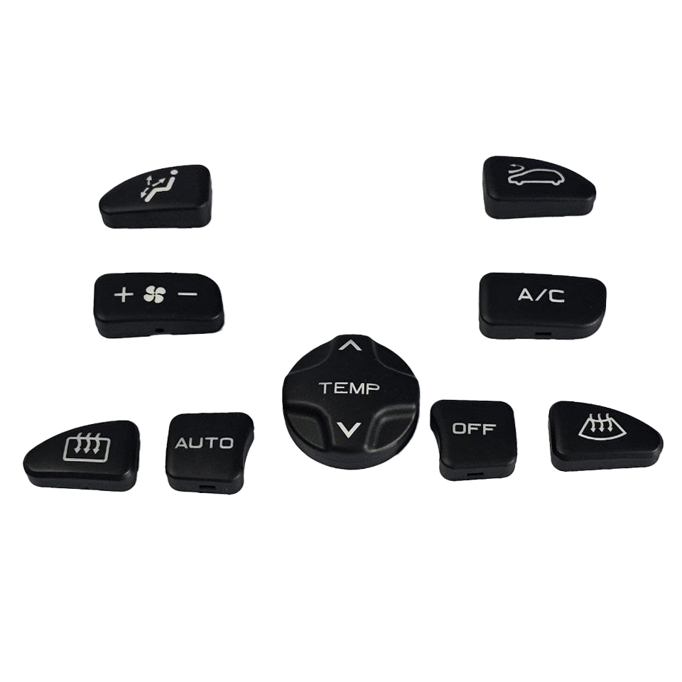 کلید پنل کولر و بخاری وی اف ان کد bbz-1005 مناسب برای پژو 207 بسته 9 عددی
