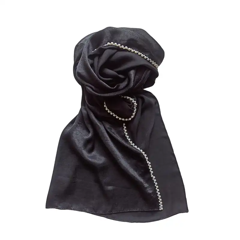 شال زنانه مدل کوپرا مرواریدی