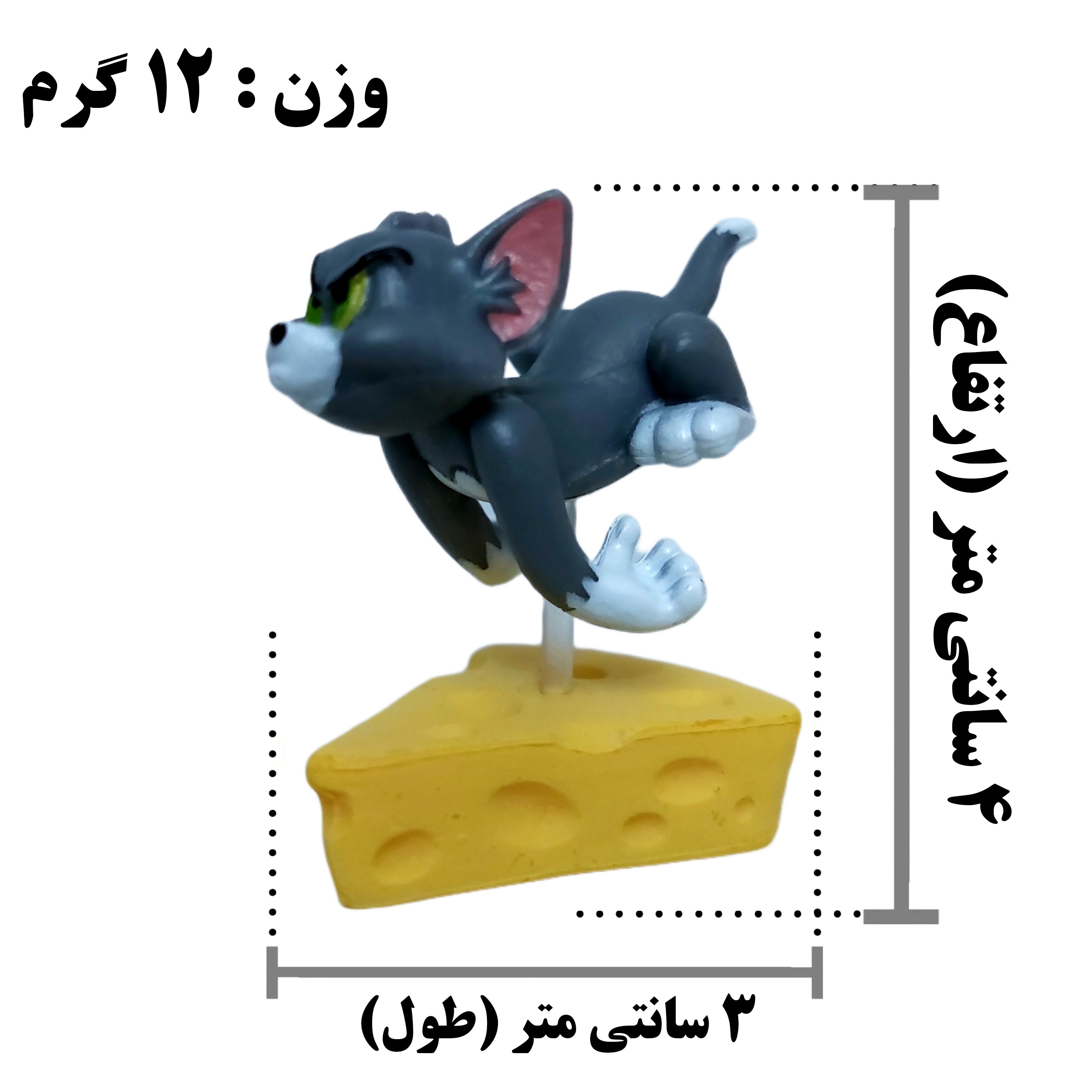 فیگور مدل تام و جری کد CHZ-4 مجموعه 4 عددی