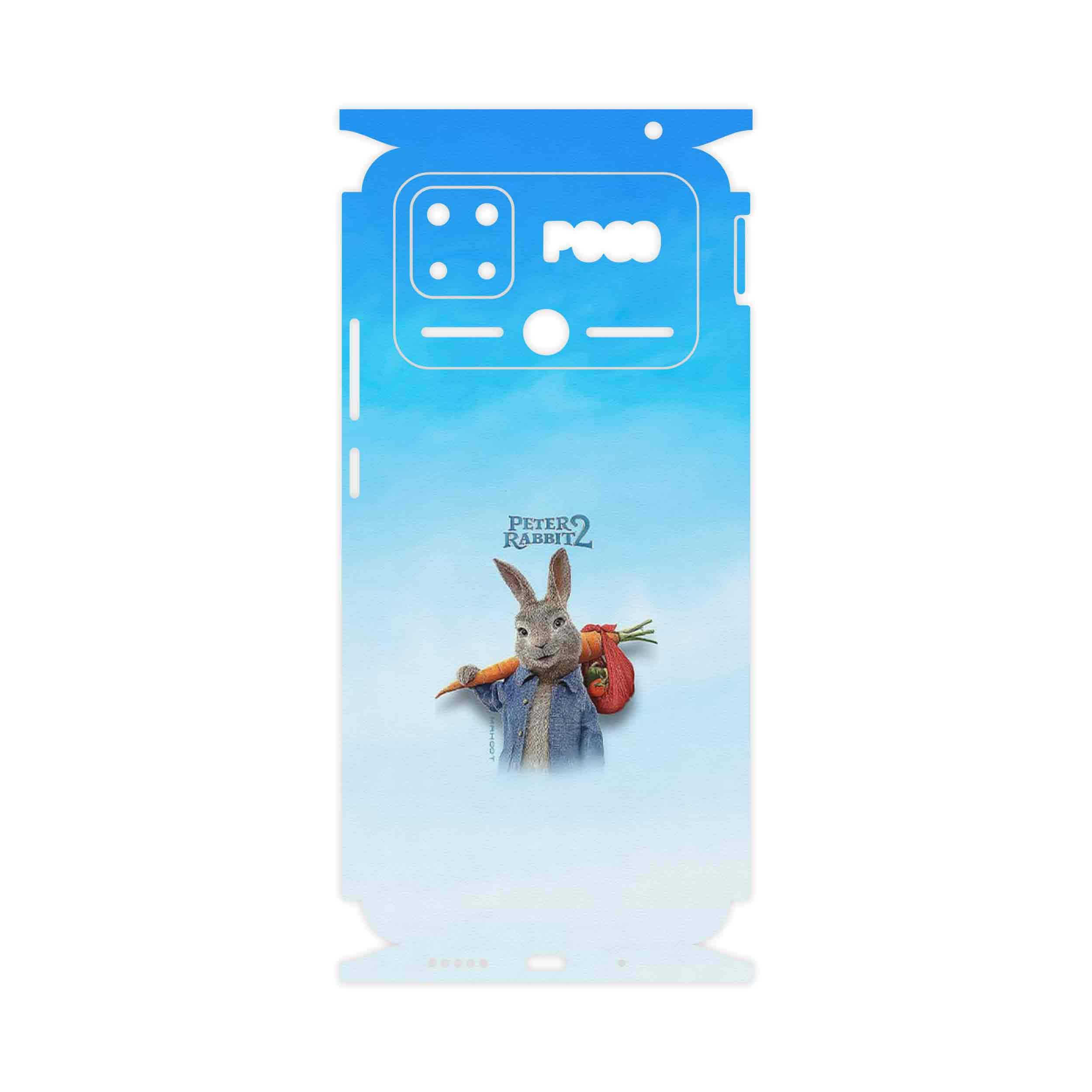 برچسب پوششی ماهوت مدل Peter Rabbit-FullSkin مناسب برای گوشی موبایل شیائومی Poco C40