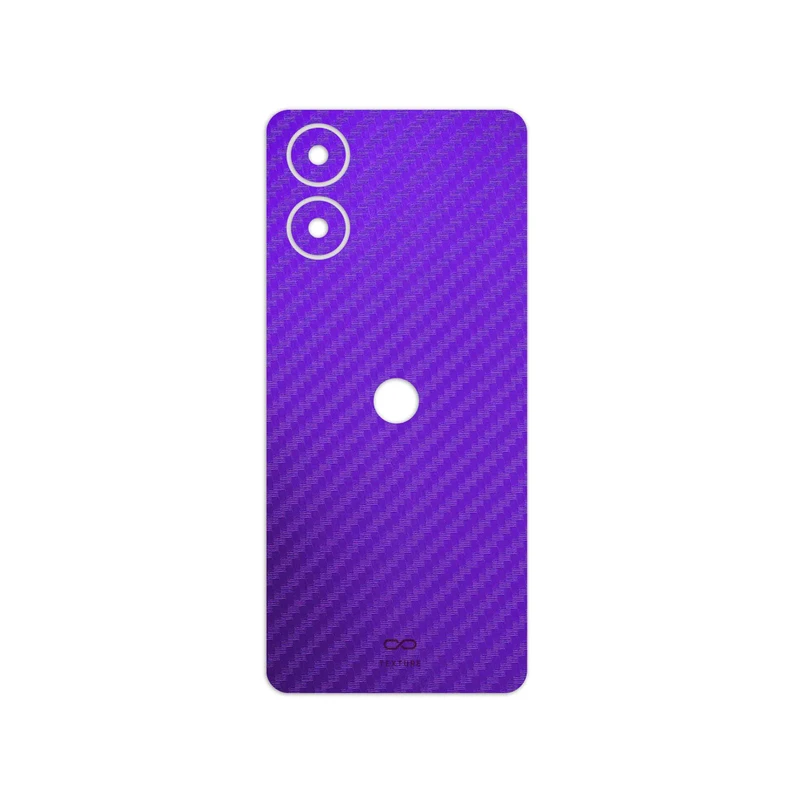 برچسب پوششی ماهوت مدل Purple-Fiber مناسب برای گوشی موبایل موتورولا Moto G04