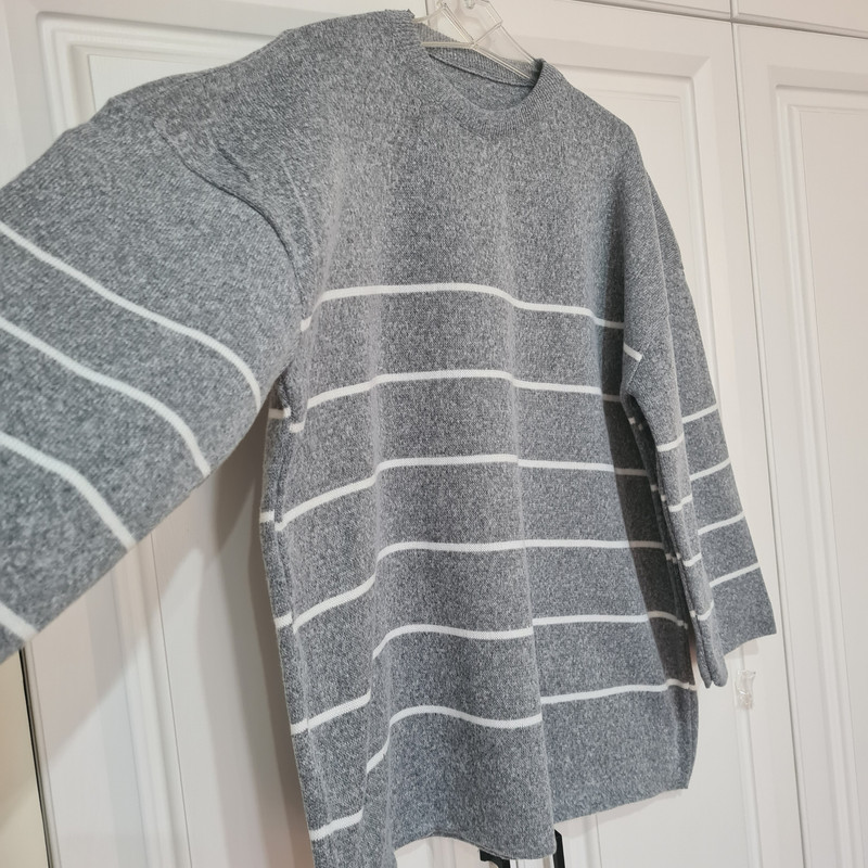 پلیور زنانه مدل بافت راه راه کد 4