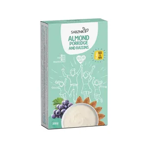 غذای کودک حریره بادام و مویز سبز نیک - 200 گرم مناسب برای سن 6 ماه