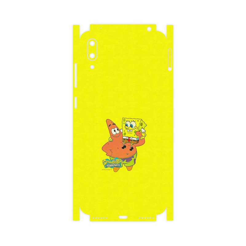 برچسب پوششی ماهوت مدل SpongeBob SquarePants-FullSkin مناسب برای گوشی موبایل هوآوی Y7 Pro 2019