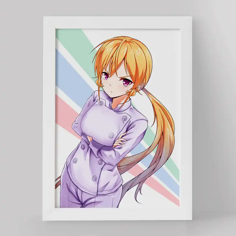 تابلو خندالو مدل ارینا انیمه جنگ غذاها کد 17007