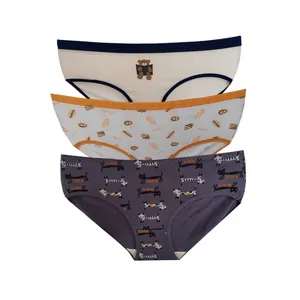 شورت زنانه مدل نخی طرح عروسکی مجموعه 3 عددی