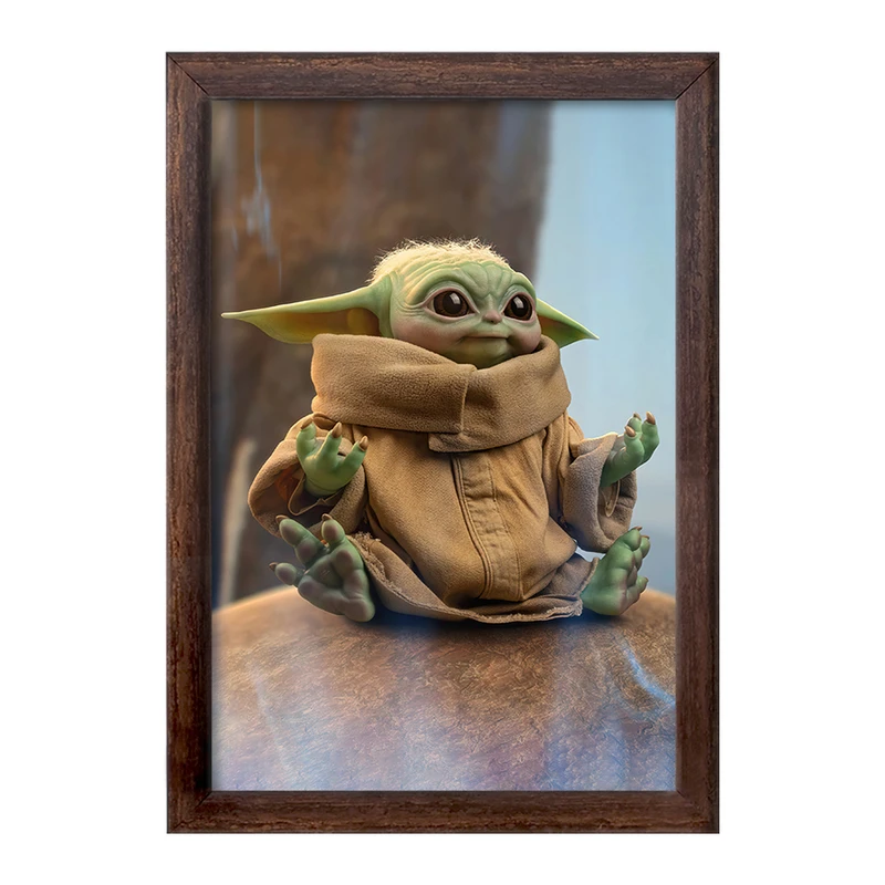 تابلو خندالو طرح یودا سریال جنگ ستارگان کد 26074