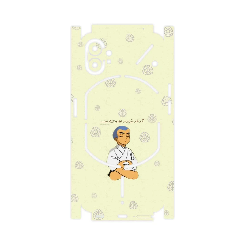 برچسب پوششی ماهوت مدل Ikkyu-san-FullSkin مناسب برای گوشی موبایل ناتینگ Phone 1