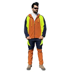 ست سویشرت و شلوار ورزشی مردانه برساد مدل C407 رنگ نارنجی