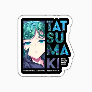 استیکر لپ تاپ و موبایل بووم طرح Anime One Punch Man کد PS64