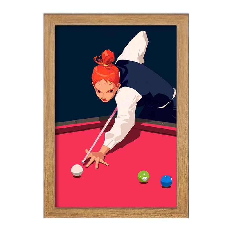 تابلو خندالو مدل بیلیارد Billiard کد 28118