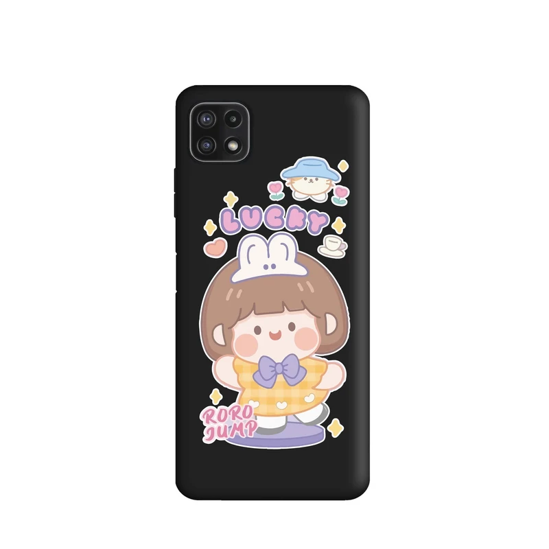 کاور طرح دخترانه کیوت کد m669 مناسب برای گوشی موبایل سامسونگ Galaxy A22 5G