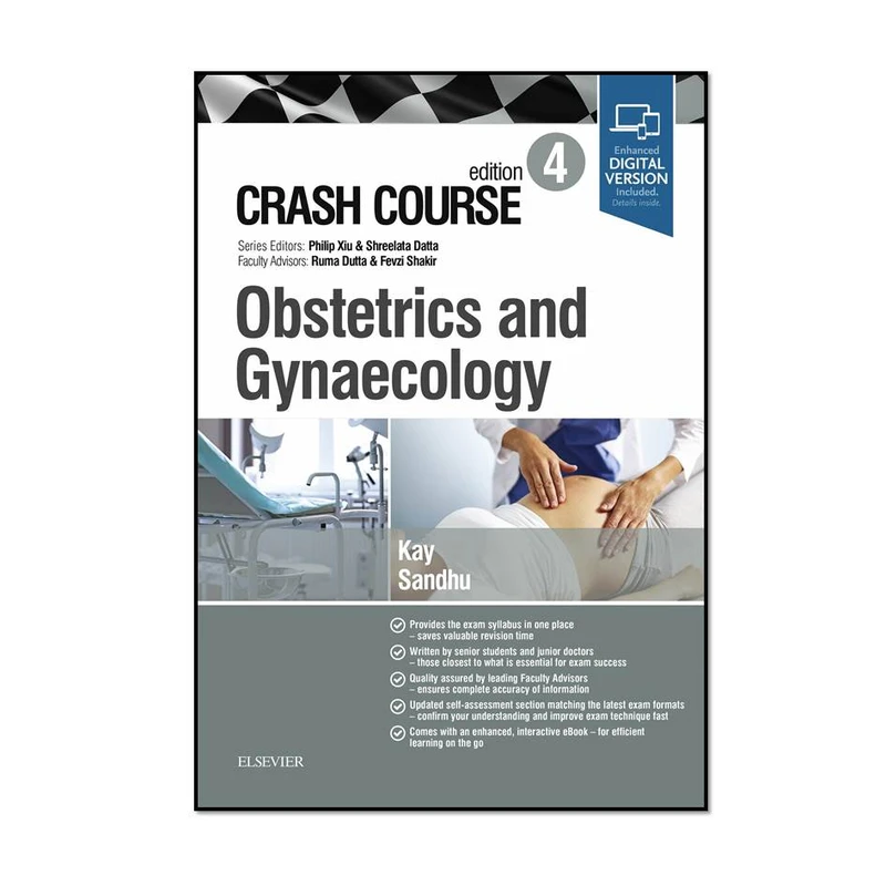 کتاب Crash Course Obstetrics and Gynaecology 4th Edition اثر جمعی از نویسندگان انتشارات مؤلفین طلایی 