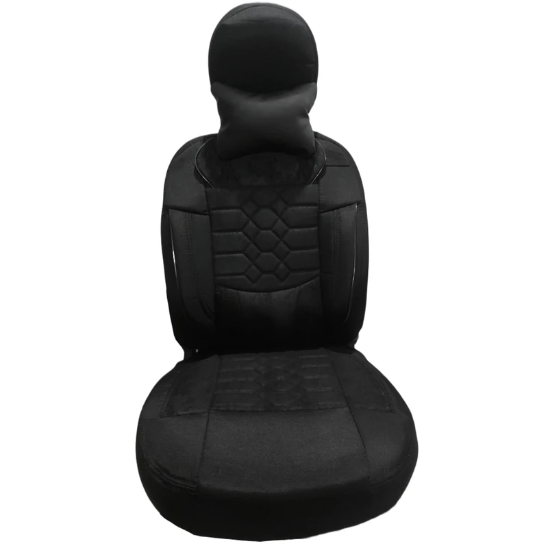 ست کامل روکش صندلی خودرو مدل خلبانی 77 مناسب برای پژو 206 و پژو 207