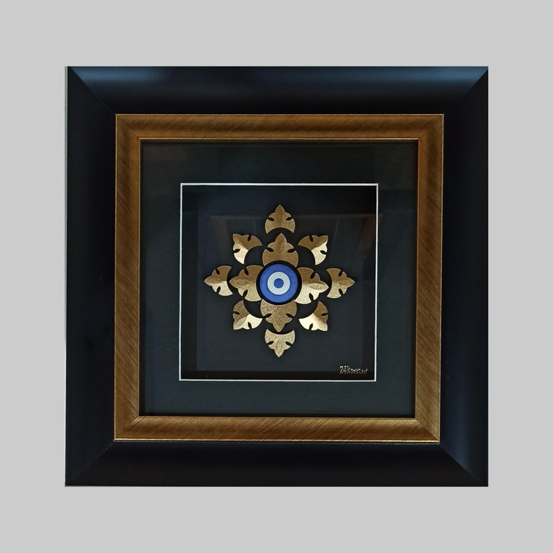 تابلو طلاکوب طرح چشم نظر کد 3030