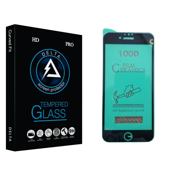 محافظ صفحه نمایش سرامیکی دلتا مدل HD مناسب برای گوشی موبایل اپل iPhone 6