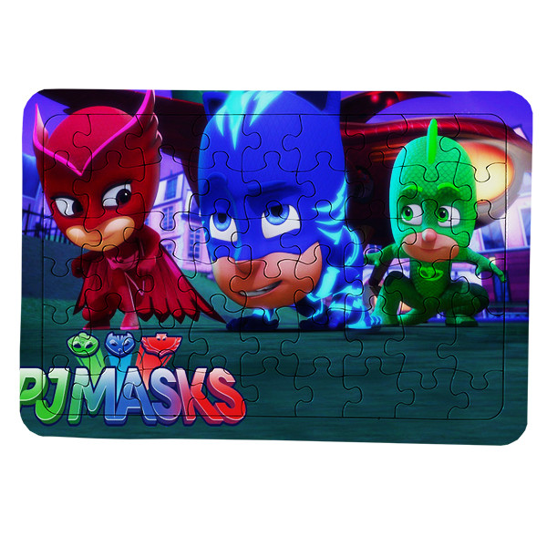 پازل 54 تکه طرح انیمیشن شب نقاب کد Lz6