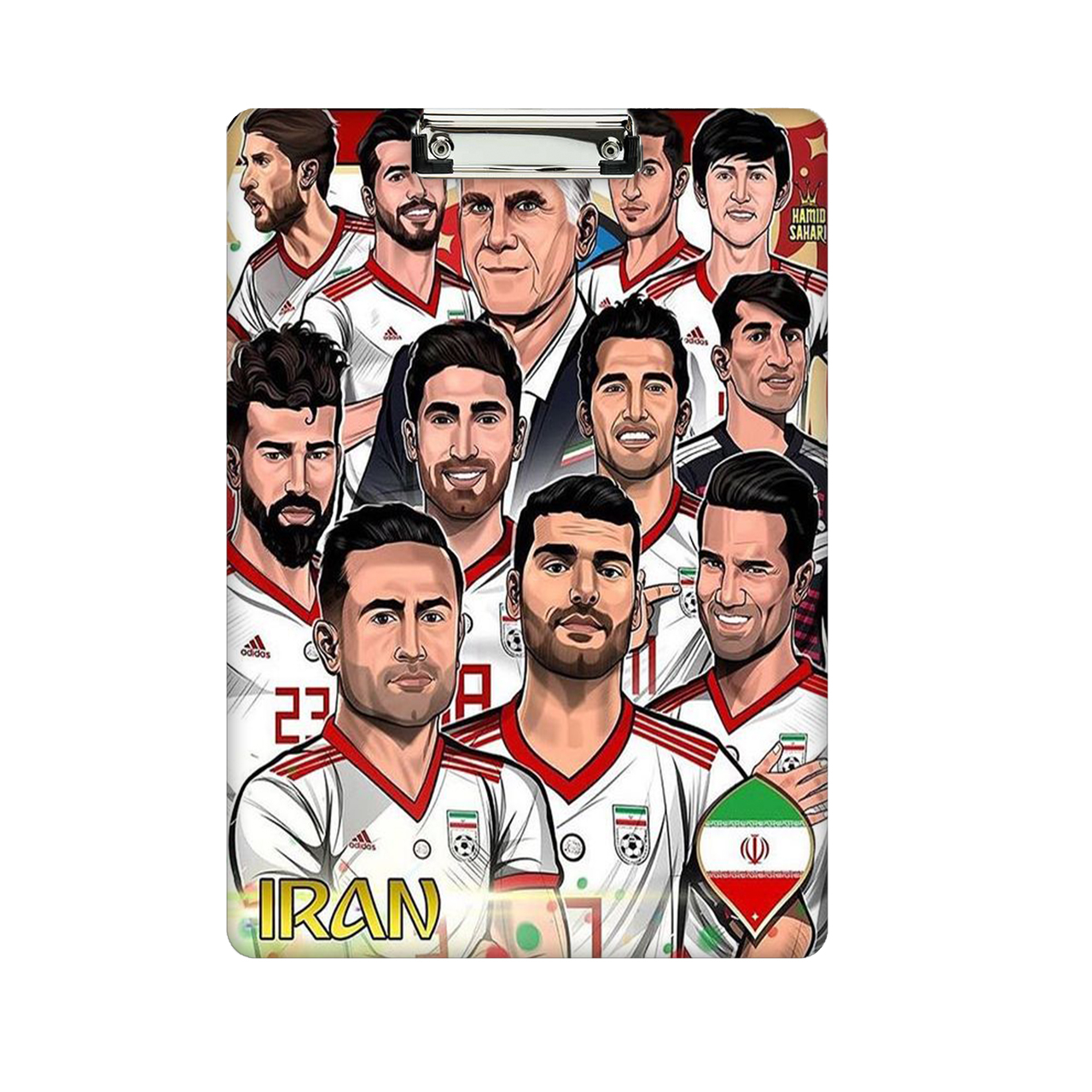 تخته شاسی طرح بازیکن ها کد 1128 سایز A4