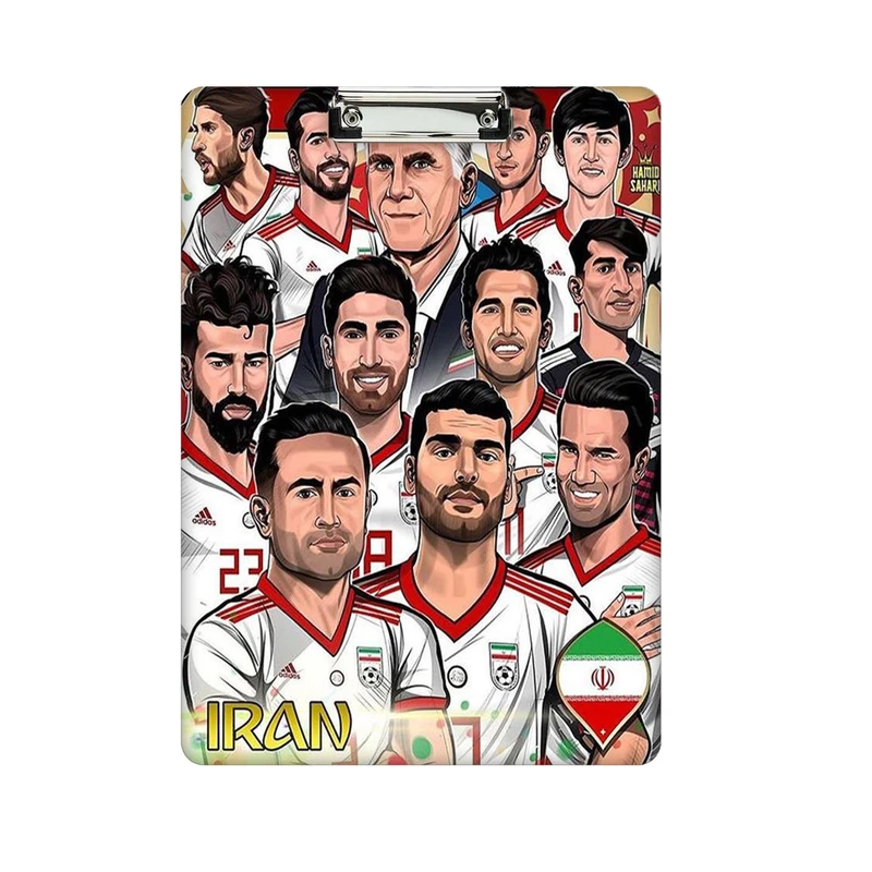 تخته شاسی طرح بازیکن ها کد 1128 سایز A4