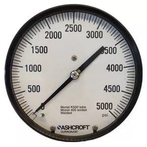 گیج فشار اشکرافت مدل 5000psi-16cm-monel
