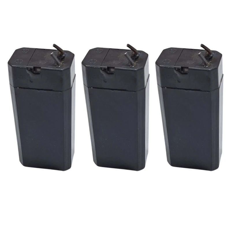 باتری سیلد اسید 4 ولت 700 میلی آمپر ساعت مدل KSRE-700 بسته 3 عددی