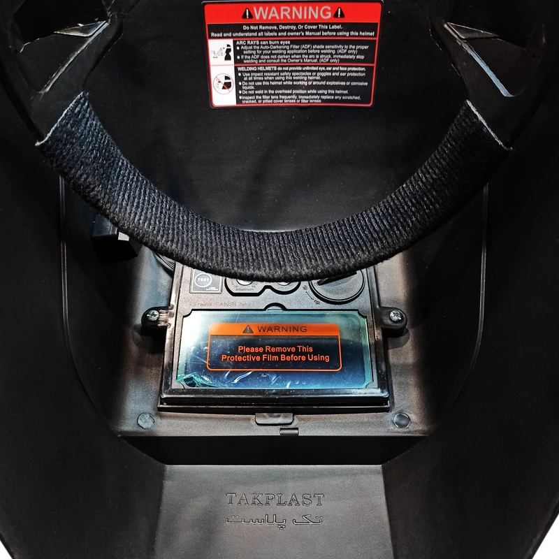 عکس شماره 6 : ماسک جوشکاری اتومات تک پلاست کد 8